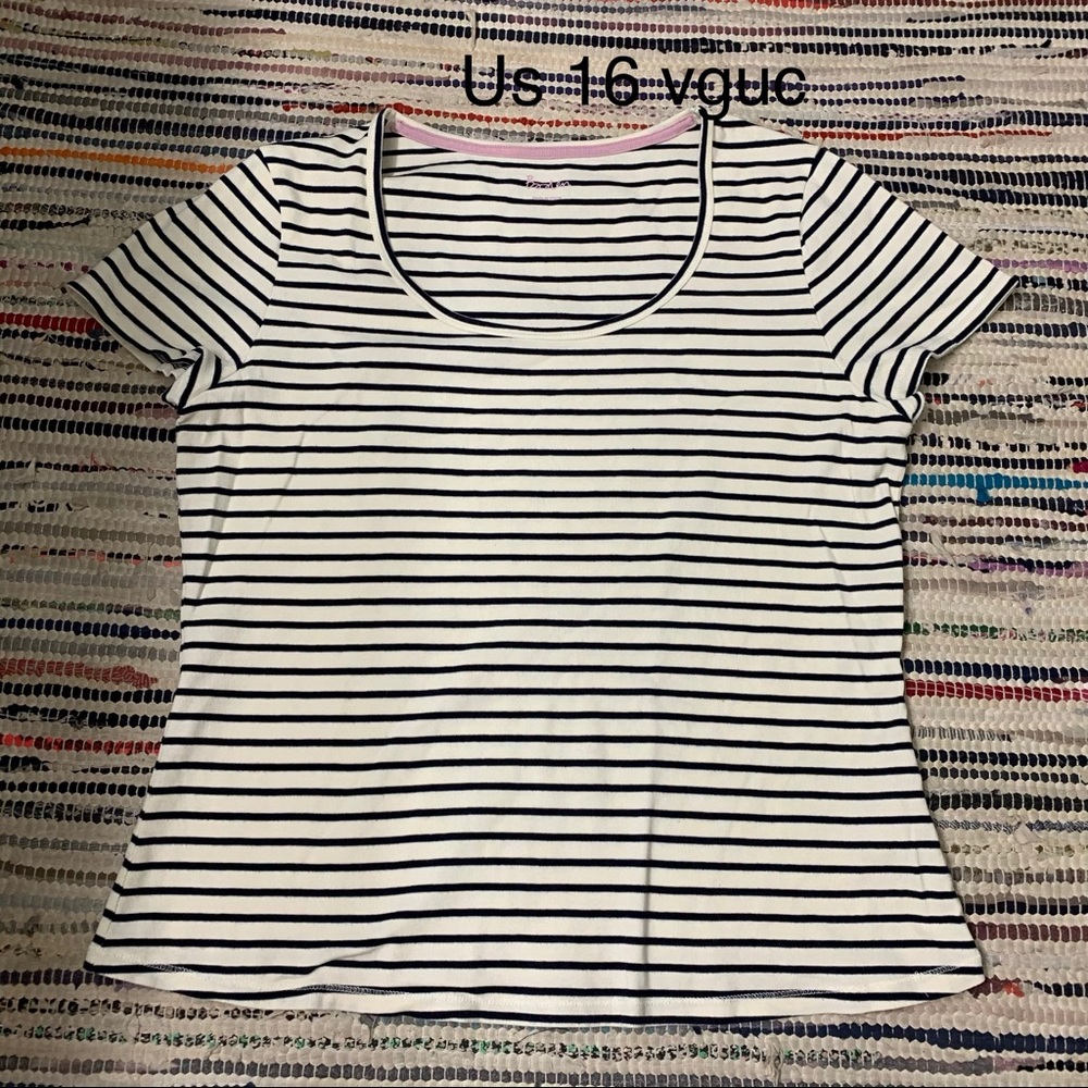 Boden size 16 striped Breton top